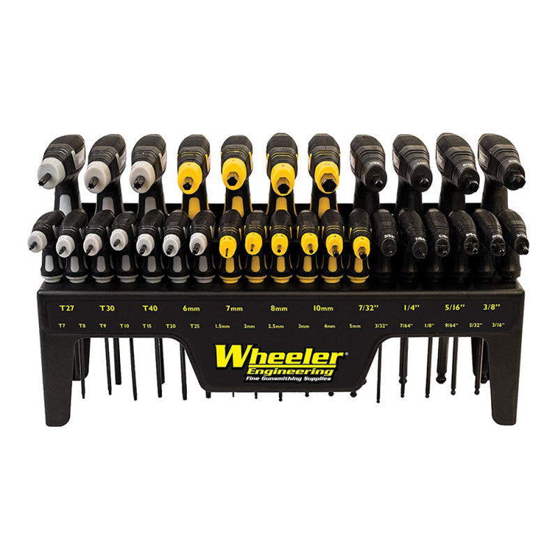 Wheeler SAE/Metric/Hex/Torx P-Handle Driver Set 30pk