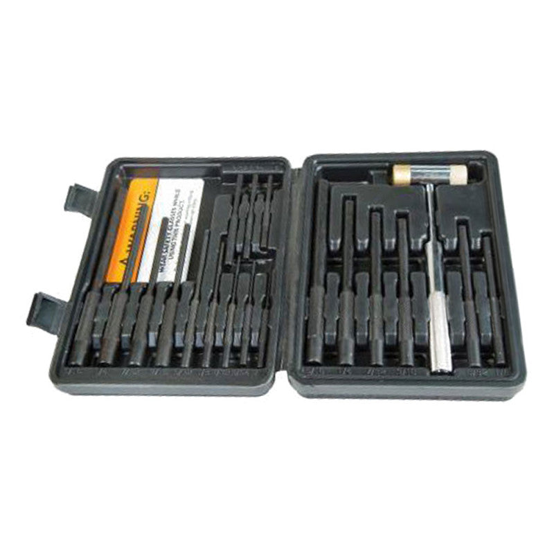 Wheeler Master Roll Pin Punch Set