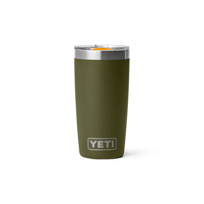 YETI Rambler 10oz (295ml) Coffee Tumbler - Olive/King Crab Orange