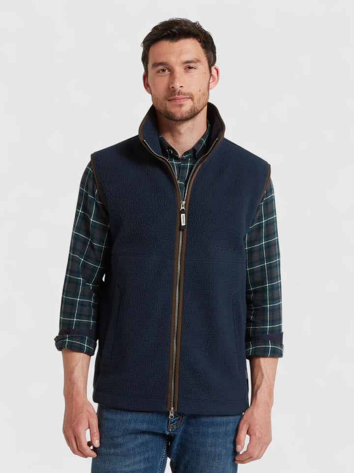 Schöffel Oakham Retro Fleece Gilet True Navy