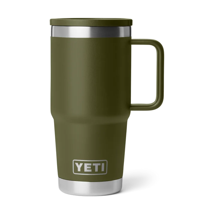 YETI Rambler 20oz (591ml) Travel Coffee Mug 2.0 - Olive/King Crab Orange