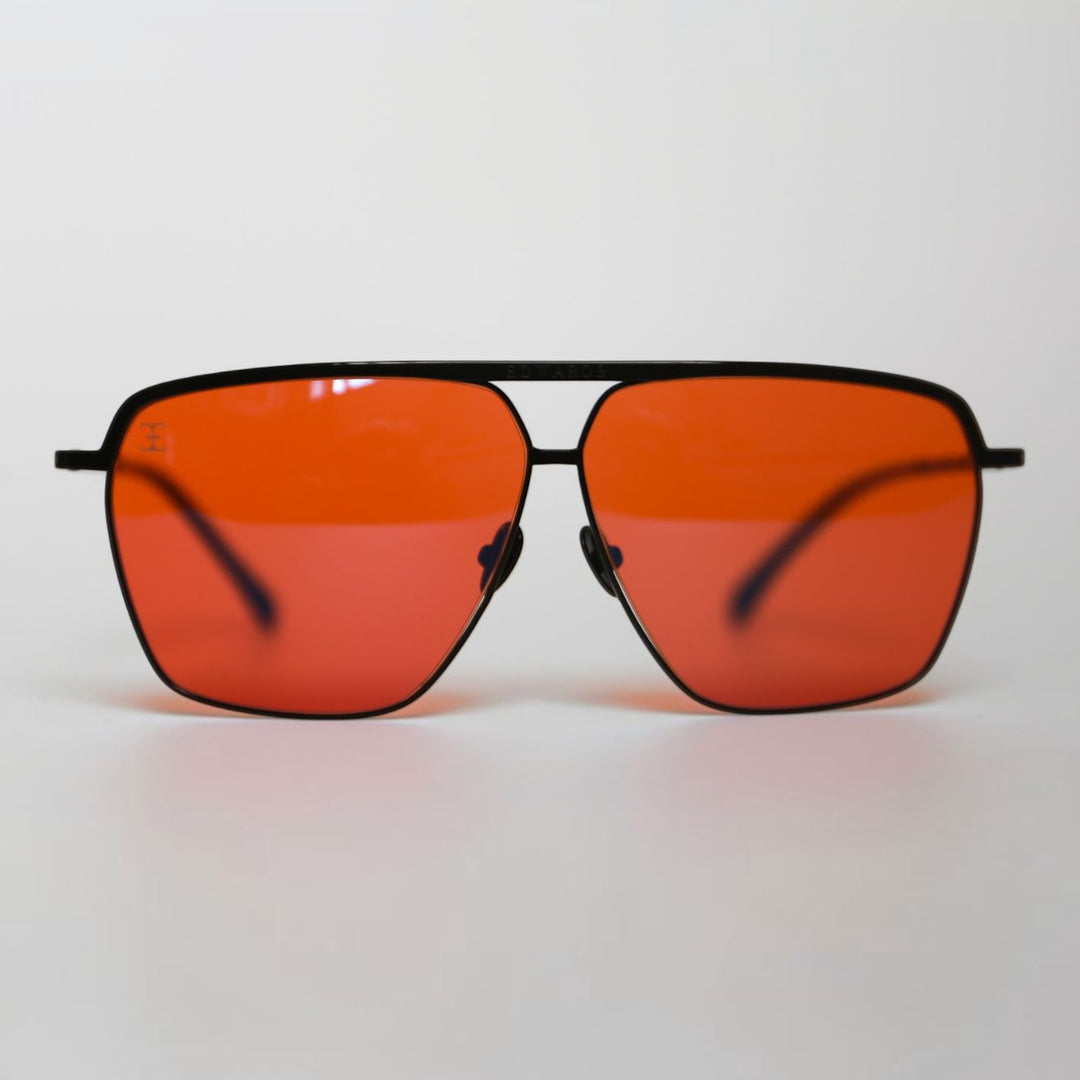 Edwards Eyewear Hiroki 2 - Black &amp; Saffron