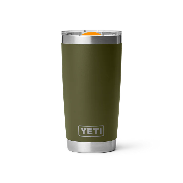 YETI Rambler 20oz (591ml) Coffee Tumbler - Olive/King Crab Orange