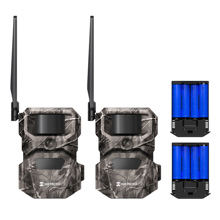 HIKMICRO T16 4G Night Vision Trail Camera Twin Pack - 18650 Version