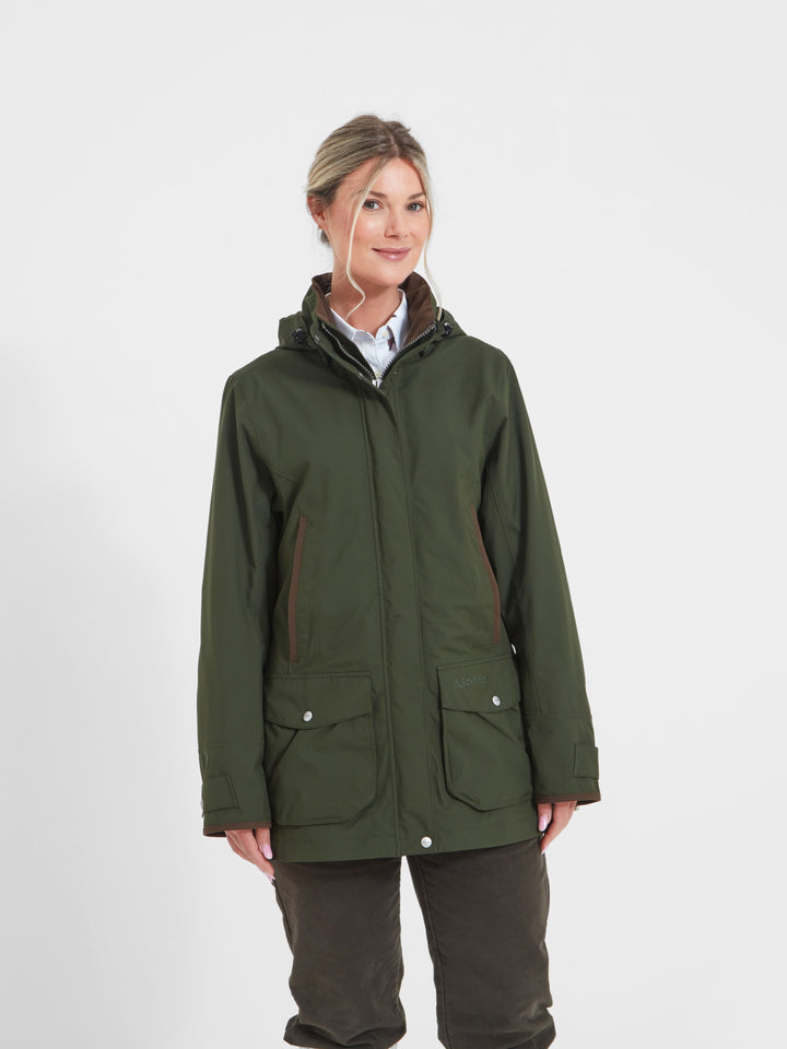 Schoffel Teal Ultralight Coat Forest
