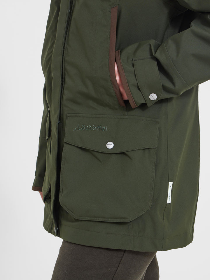 Schoffel Teal Ultralight Coat Forest
