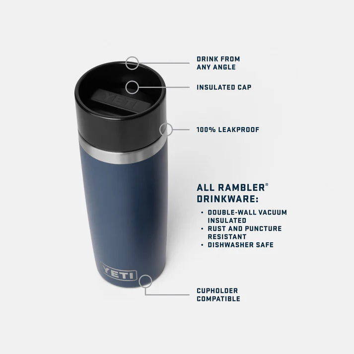 YETI Rambler 16 oz (473 ml) Travel Bottle - Grasshopper