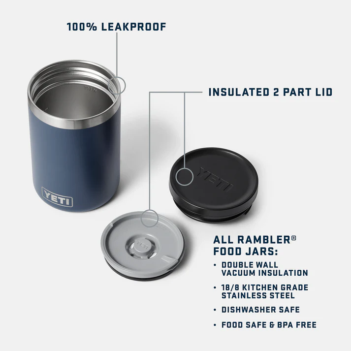 YETI Rambler 16 oz (473 ml) Insulated Food Jar - Navy