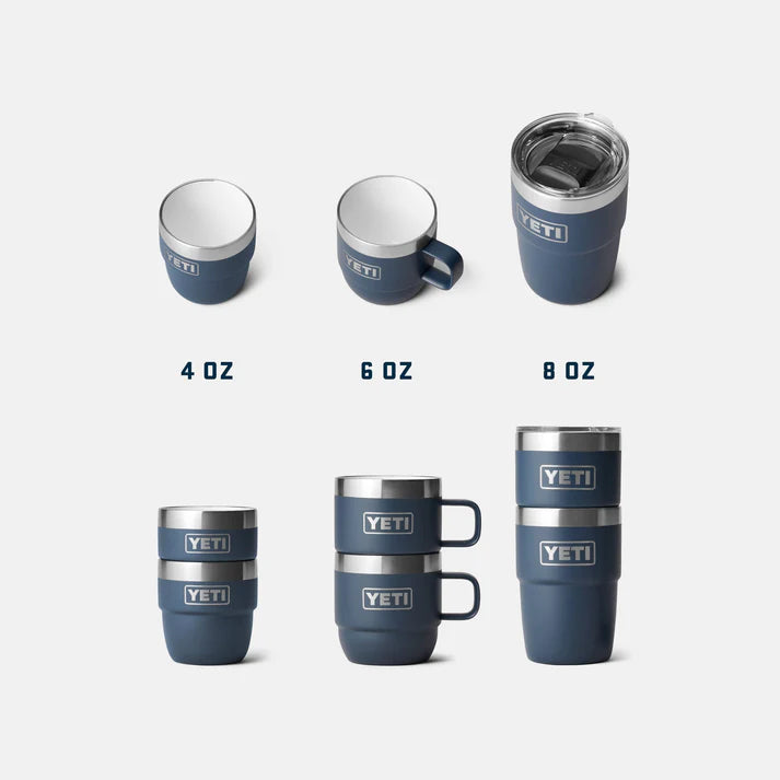 YETI Rambler 8 oz (236 ml) Stackable Coffee Cup - Black