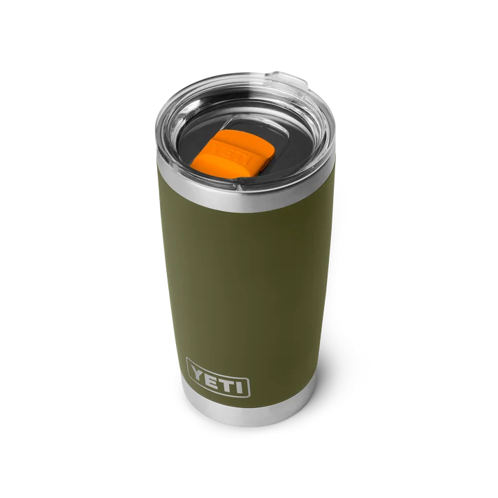 YETI Rambler 20oz (591ml) Coffee Tumbler - Olive/King Crab Orange