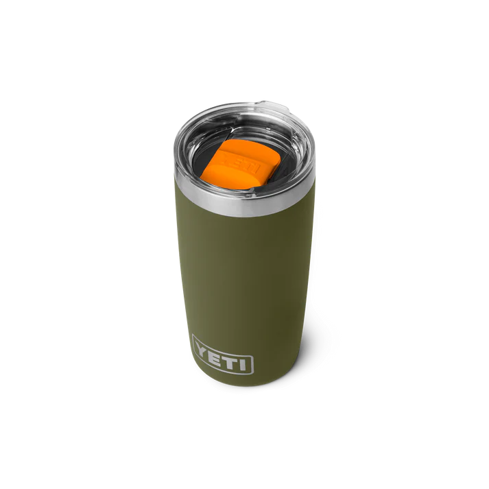 YETI Rambler 10oz (295ml) Coffee Tumbler - Olive/King Crab Orange