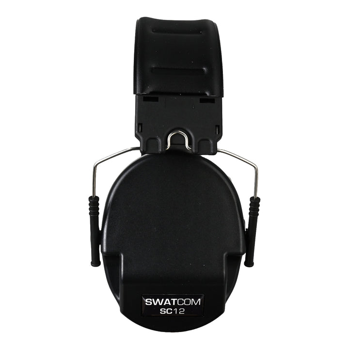 SWATCOM SC12 Passive Ear Defenders Black