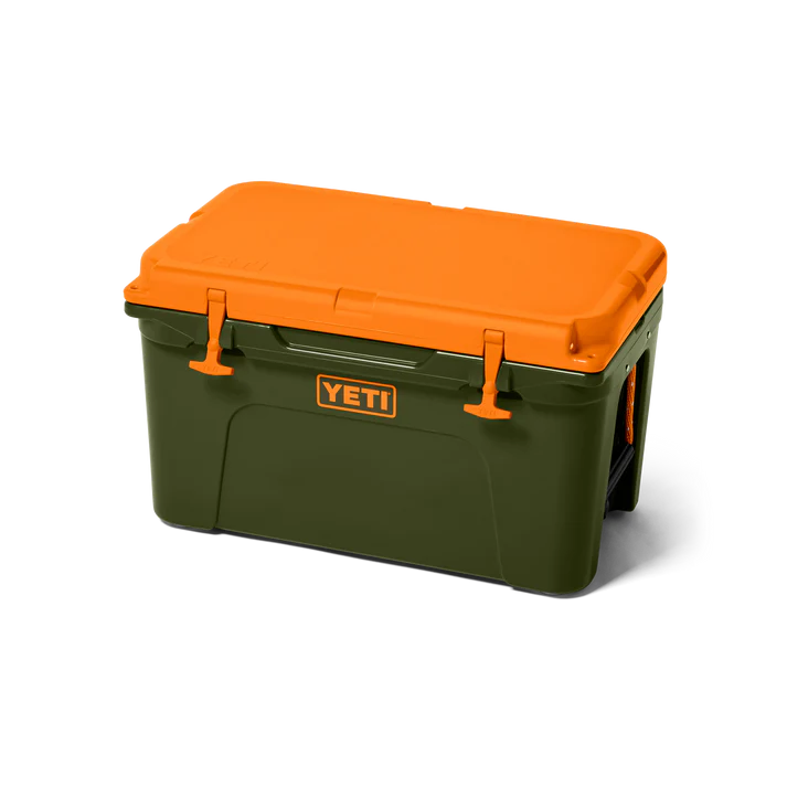YETI Tundra 45 Cool Box - Olive/King Crab Orange