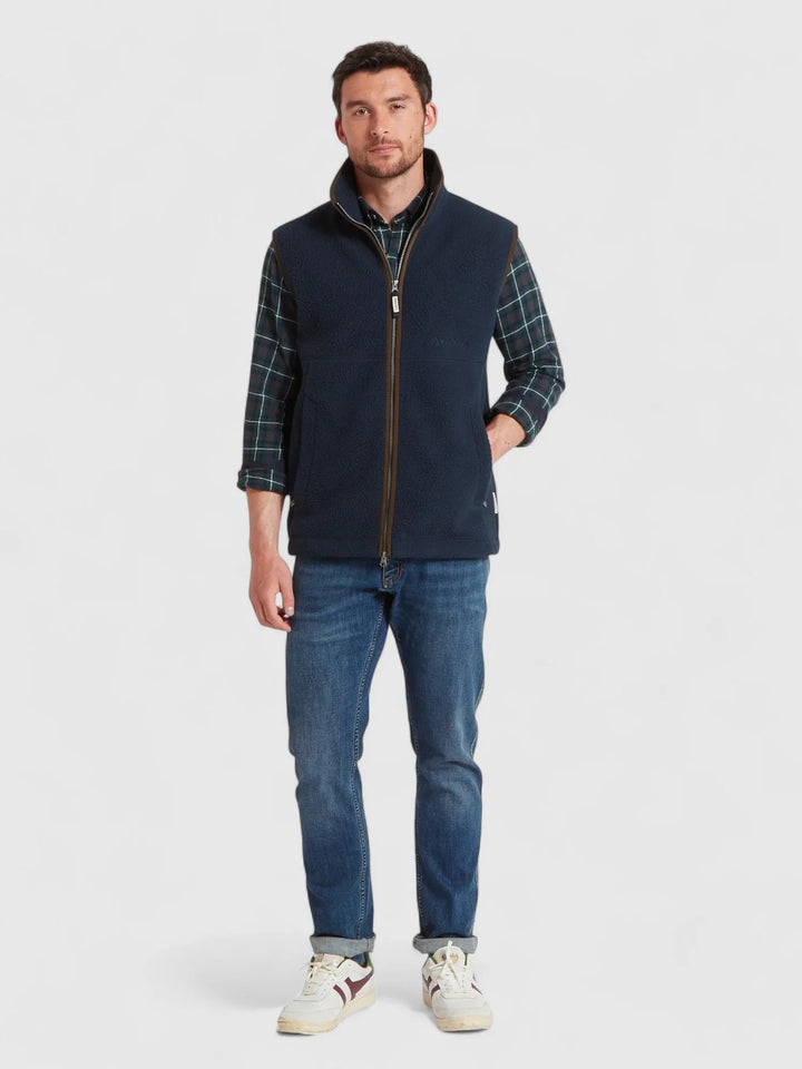 Schöffel Oakham Retro Fleece Gilet True Navy