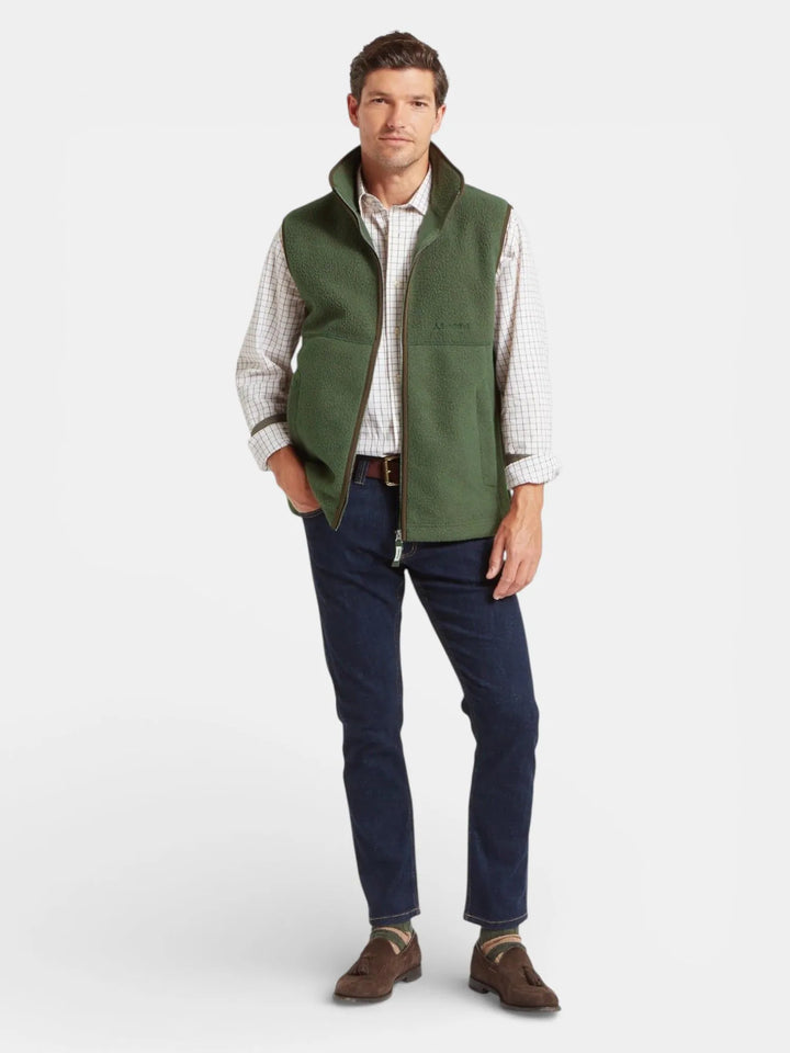 Schöffel Oakham Retro Fleece Gilet Woodland