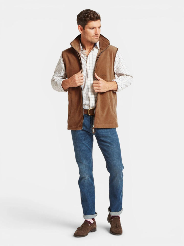 Schoffel Oakham Fleece Gilet Toffee