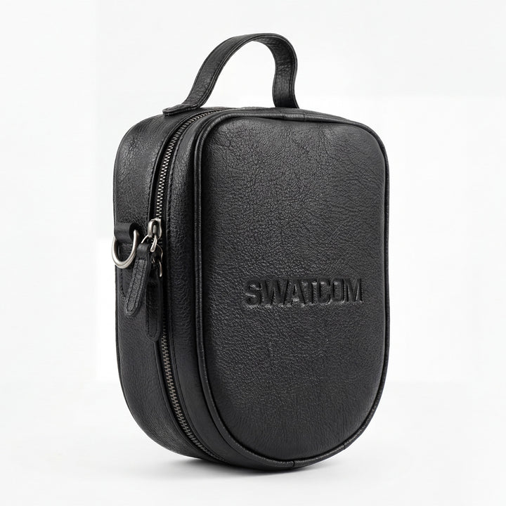 SWATCOM Luxury Leather Headset Bag