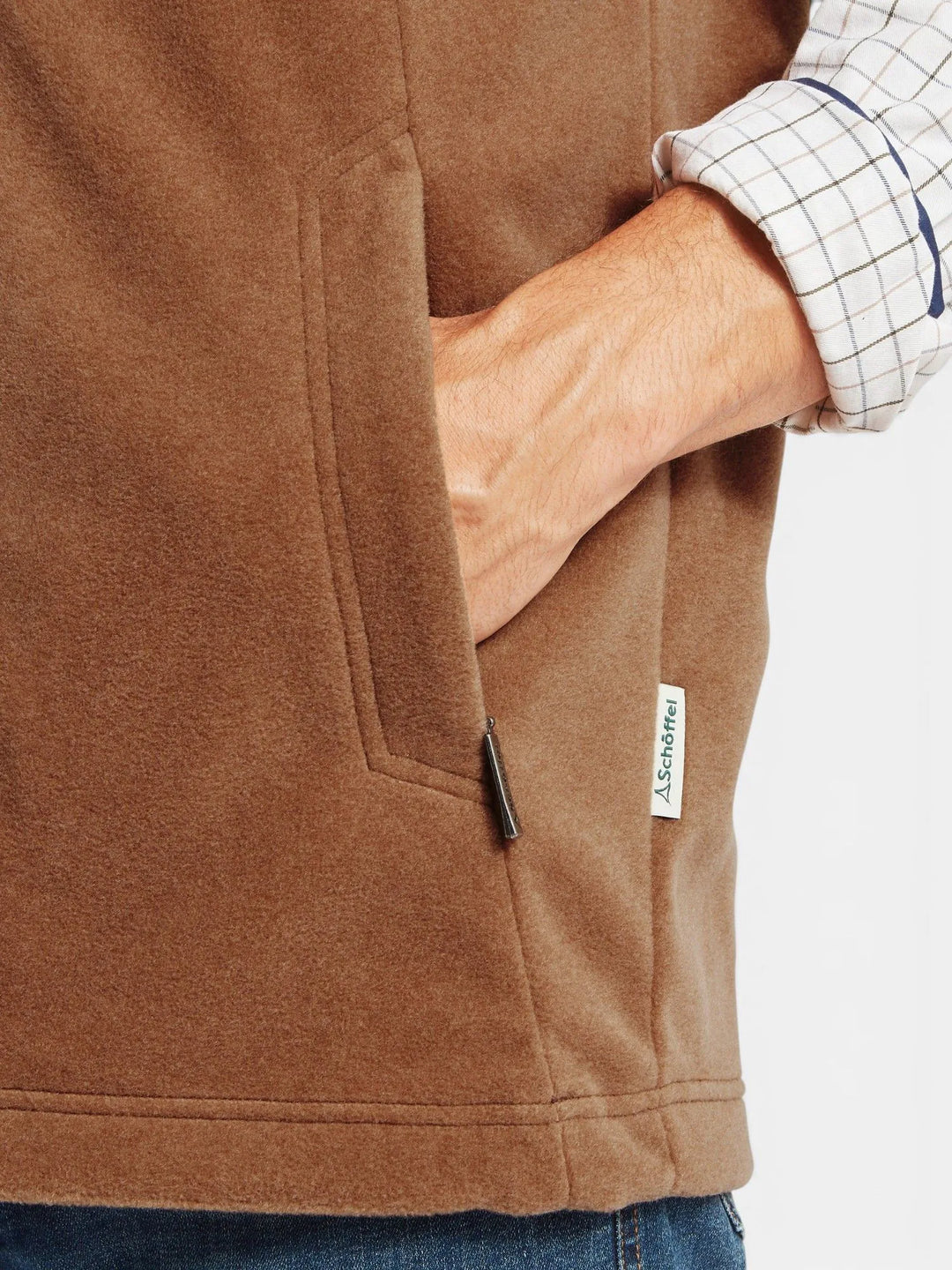 Schoffel Oakham Fleece Gilet Toffee