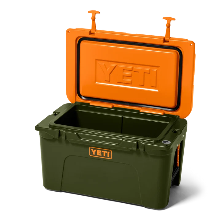 YETI Tundra 45 Cool Box - Olive/King Crab Orange