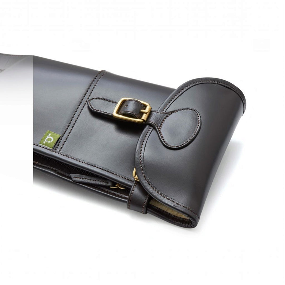 Chatham Premium Pull Up Leather Gun Slip - Dark Brown