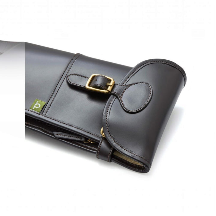 Chatham Premium Pull Up Leather Gun Slip - Dark Brown
