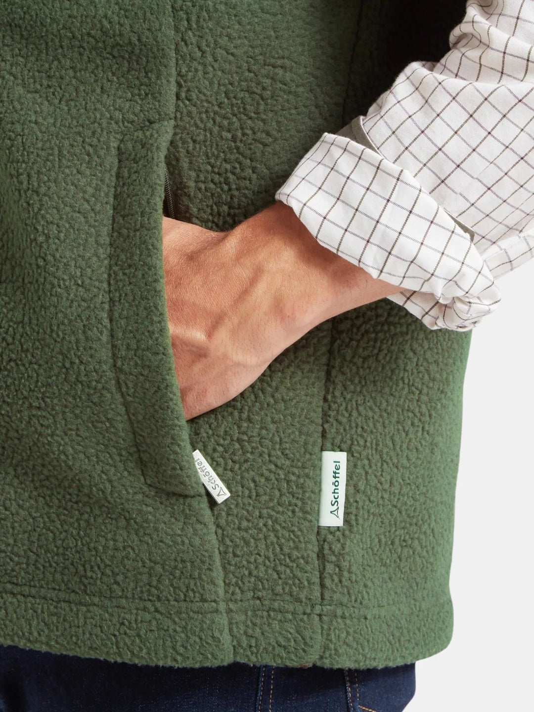 Schöffel Oakham Retro Fleece Gilet Woodland