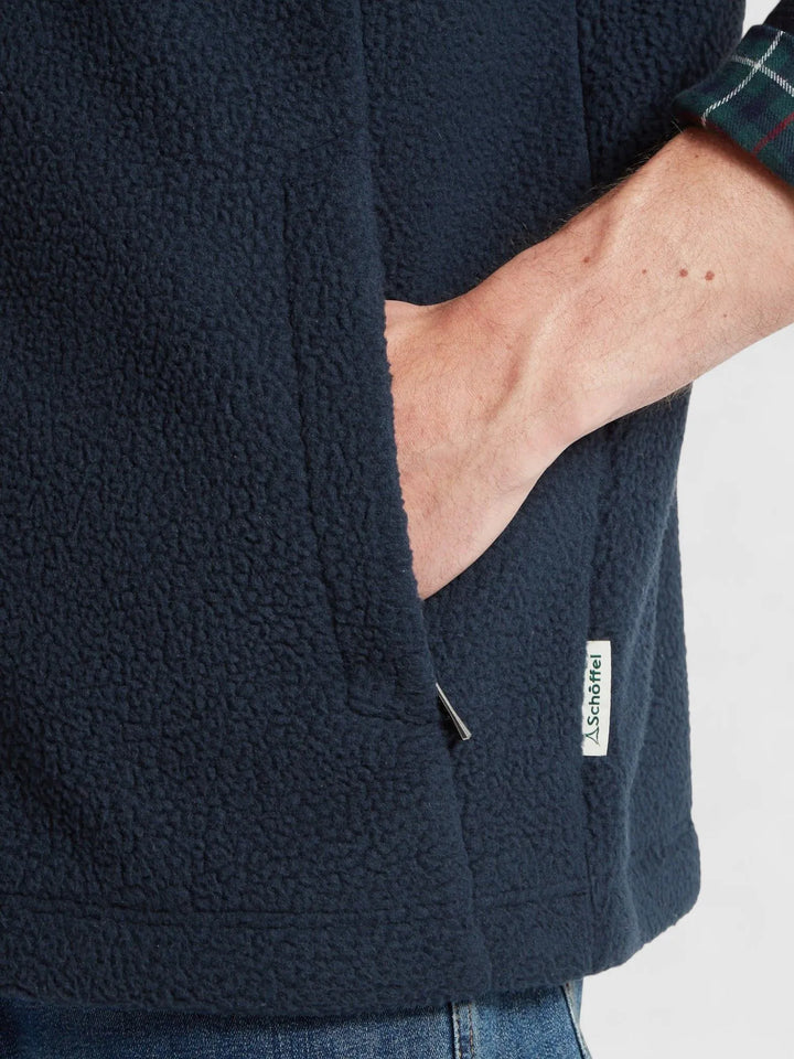 Schöffel Oakham Retro Fleece Gilet True Navy