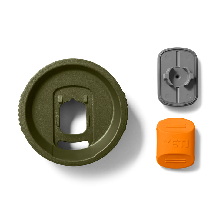 YETI Rambler 20oz (591ml) Travel Coffee Mug 2.0 - Olive/King Crab Orange