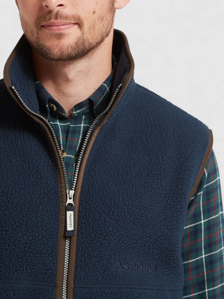 Schöffel Oakham Retro Fleece Gilet True Navy