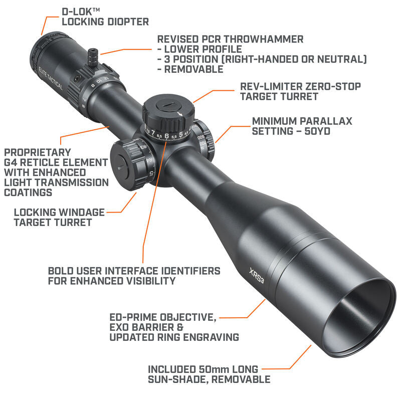Bushnell Elite Tactical 6-3x56 XRS3 Scope