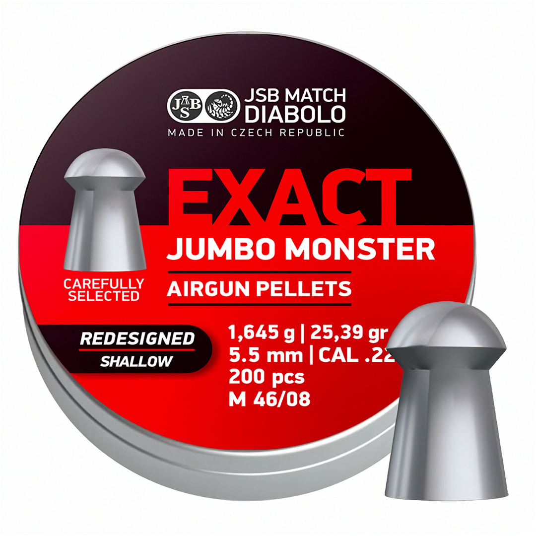 JSB Exact Jumbo Monster (Shallow) Pellets .22 x 200