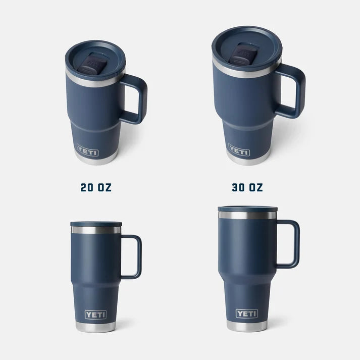 YETI Rambler 20oz (591ml) Travel Coffee Mug 2.0 - Olive/King Crab Orange