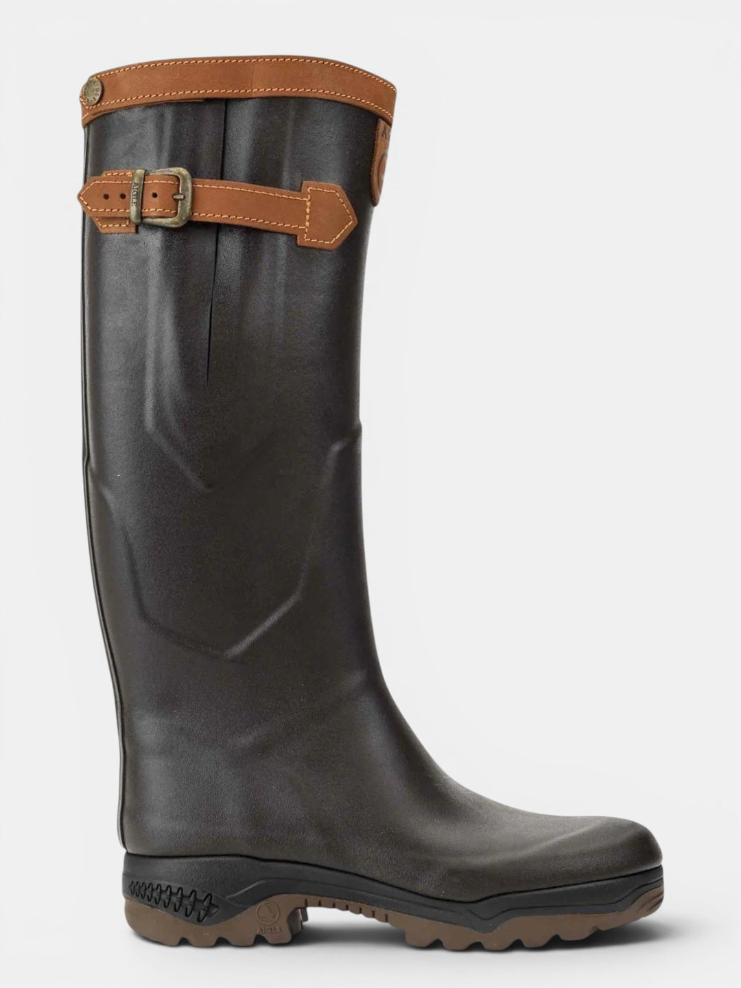 Aigle Parcours 2 Signature Wellington Boot Brown