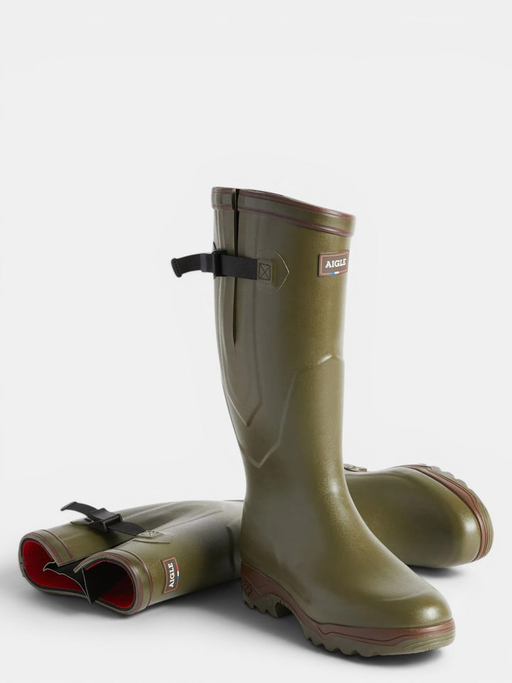 Aigle Parcours 2 ISO Wellington Boot Khaki