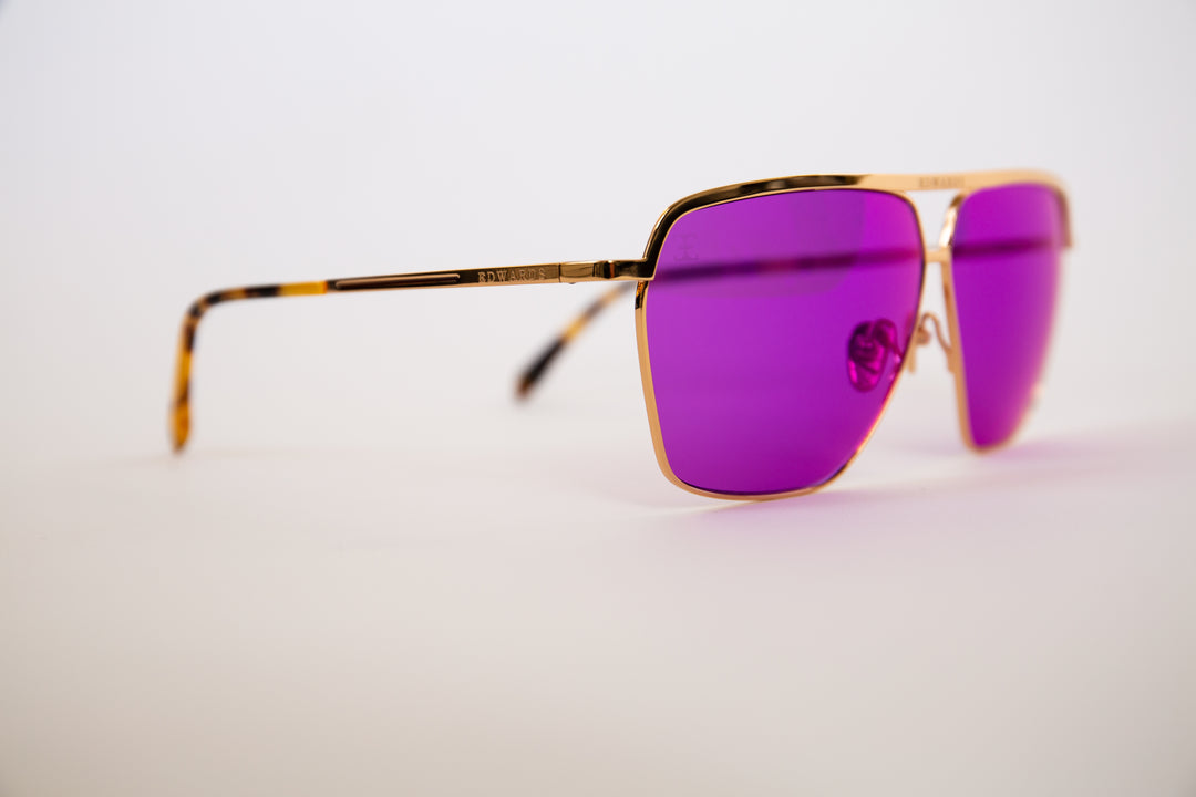 Edwards Eyewear Hiroki 2 - Gold &amp; Amethyst
