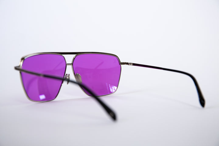 Edwards Eyewear Hiroki 2 - Antique Silver &amp; Amethyst
