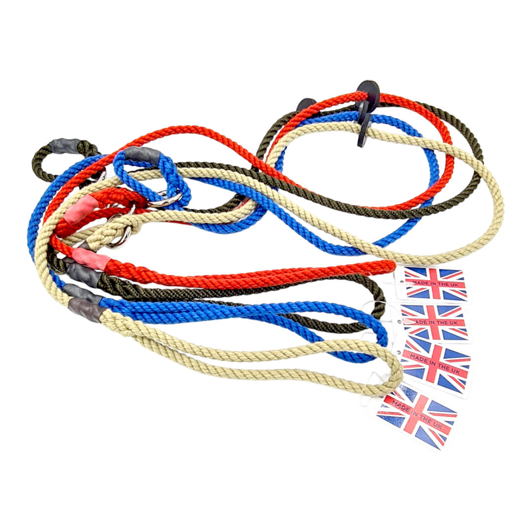 Bisley Deluxe 6mm Slip Lead 1.2m with Rubber Stop
