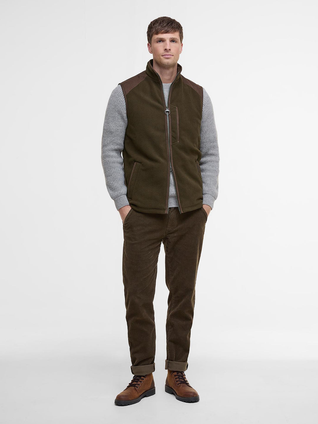Barbour Active Fleece Gilet Olive