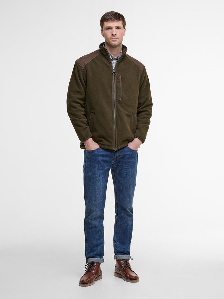 Barbour Active Fleece Jacket Olive