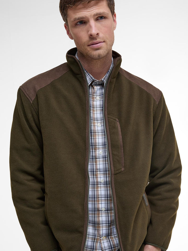 Barbour Active Fleece Jacket Olive