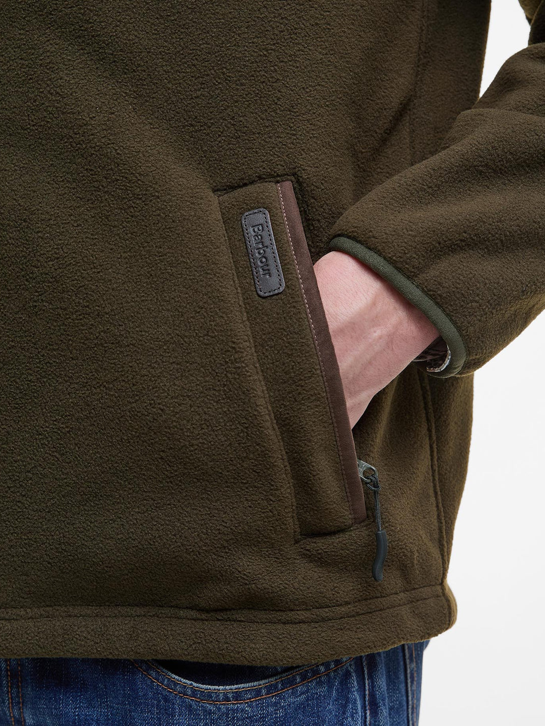 Barbour Active Fleece Jacket Olive