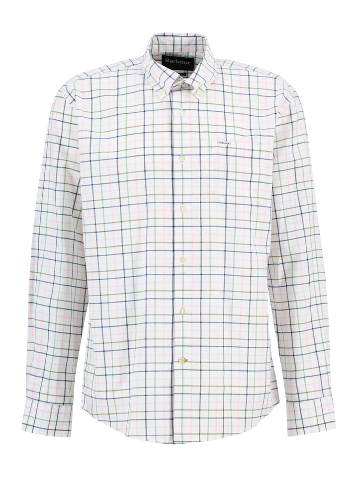Barbour Caswell Tattersall Regular Shirt Pink