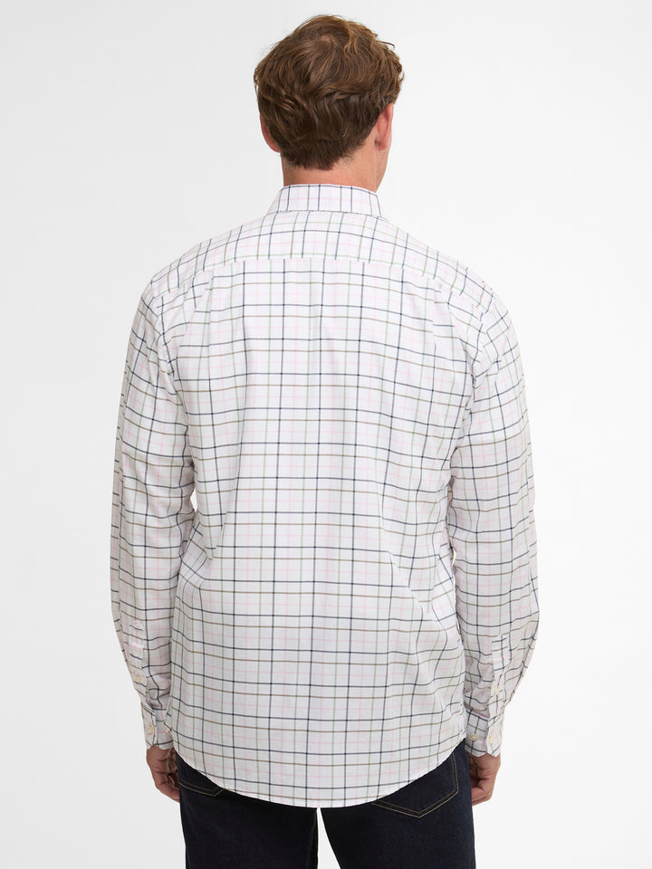Barbour Caswell Tattersall Regular Shirt Pink