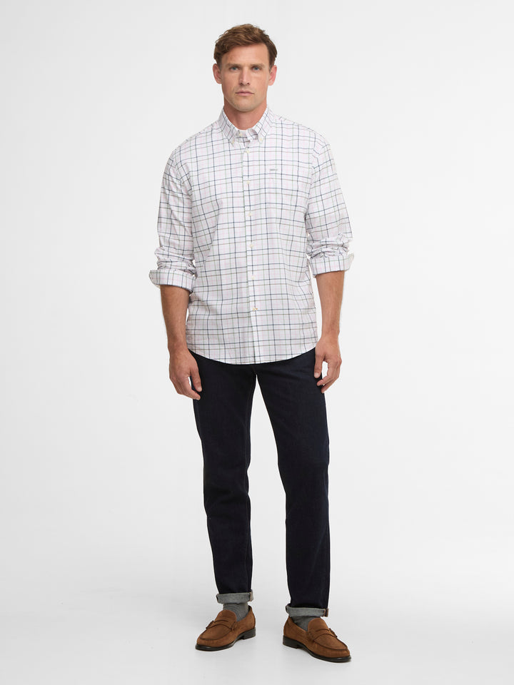 Barbour Caswell Tattersall Regular Shirt Pink