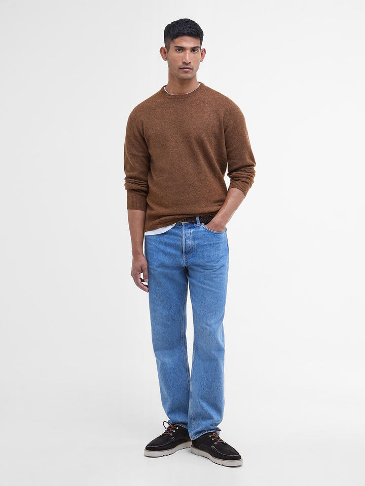 Barbour Essential Patch Crew Bracken