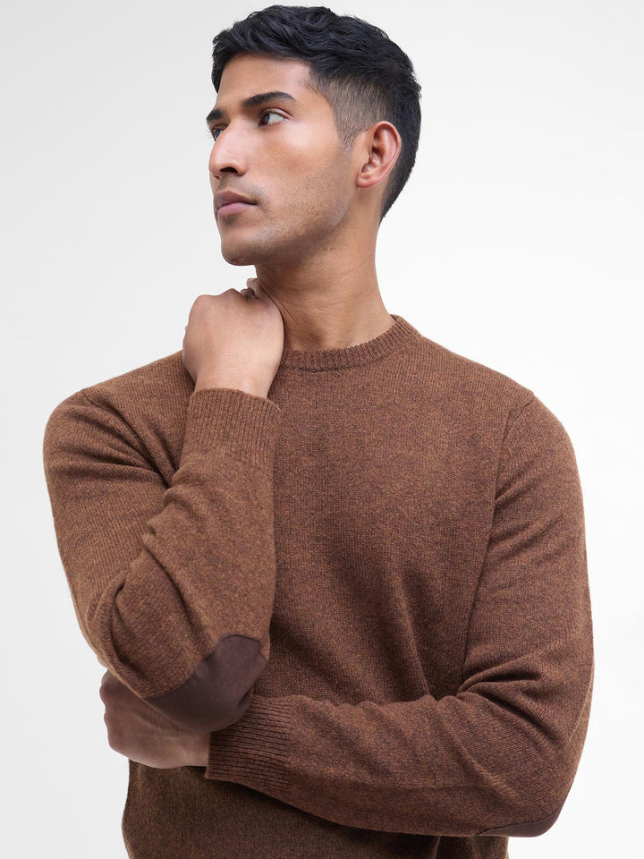 Barbour Essential Patch Crew Bracken