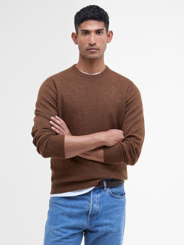 Barbour Essential Patch Crew Bracken