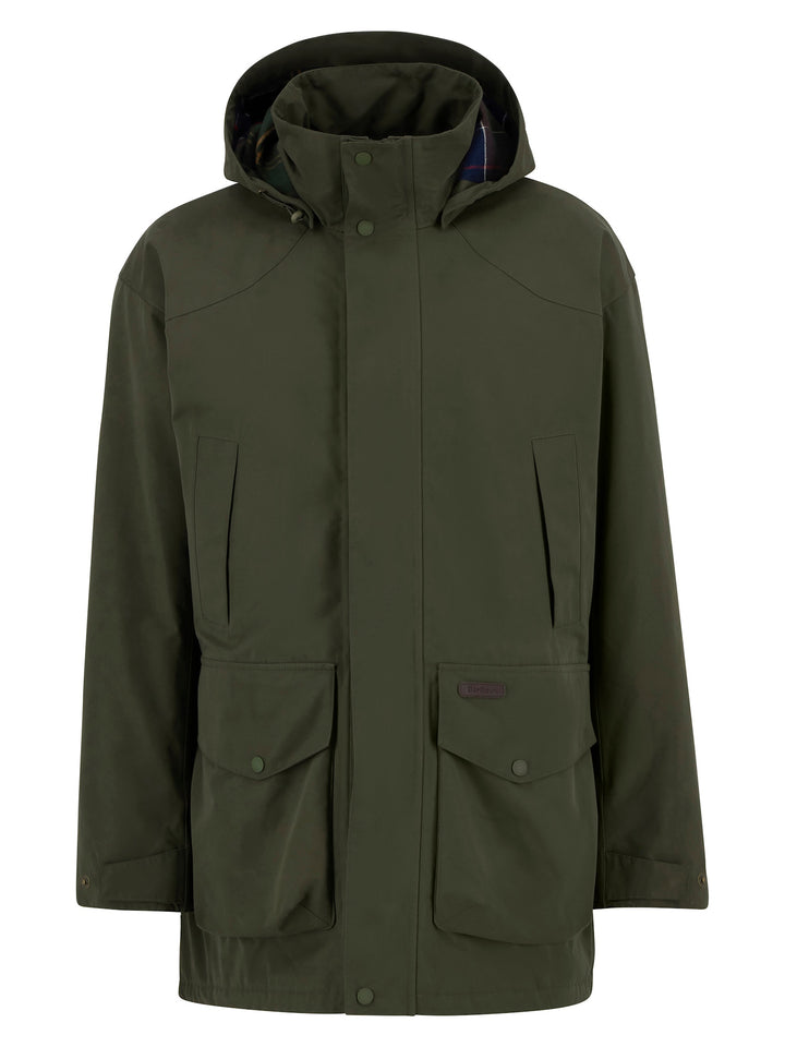 Barbour Farlam Waterproof Waxed Jacket Olive