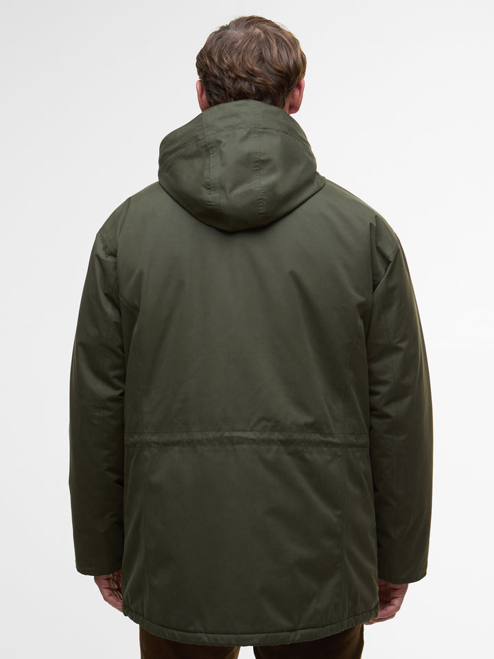 Barbour Farlam Waterproof Waxed Jacket Olive