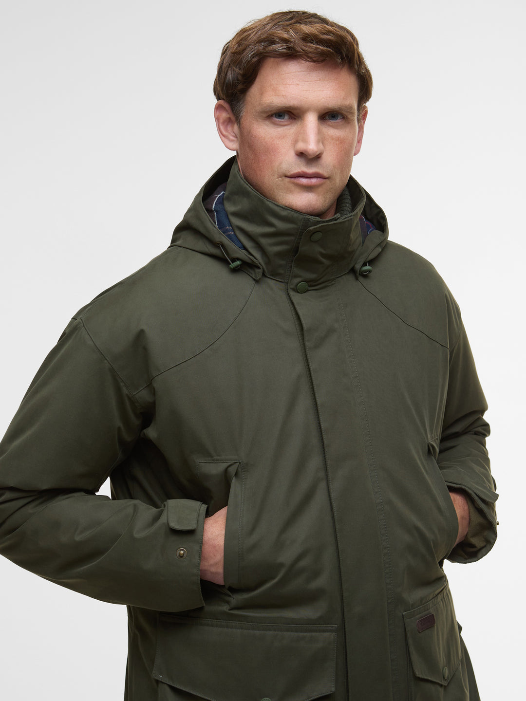 Barbour Farlam Waterproof Waxed Jacket Olive